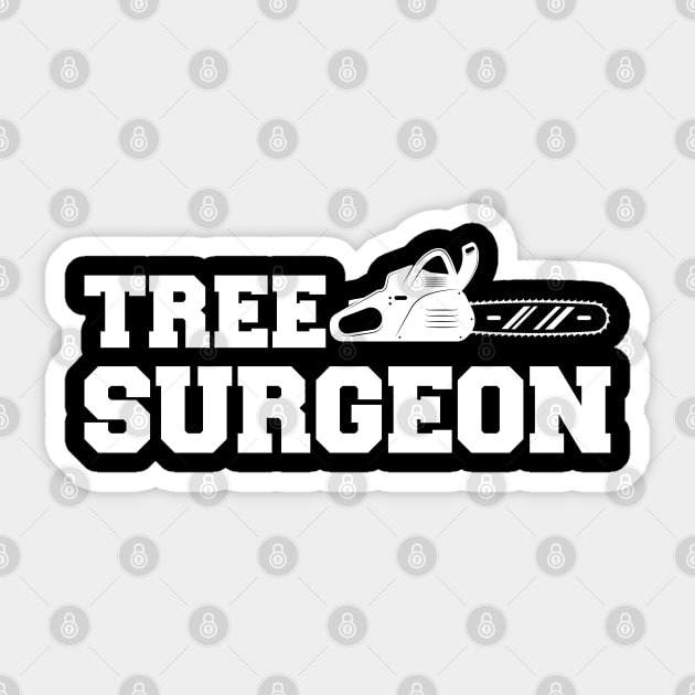 Arborist - Tree Surgeon Sticker by KC Happy Shop